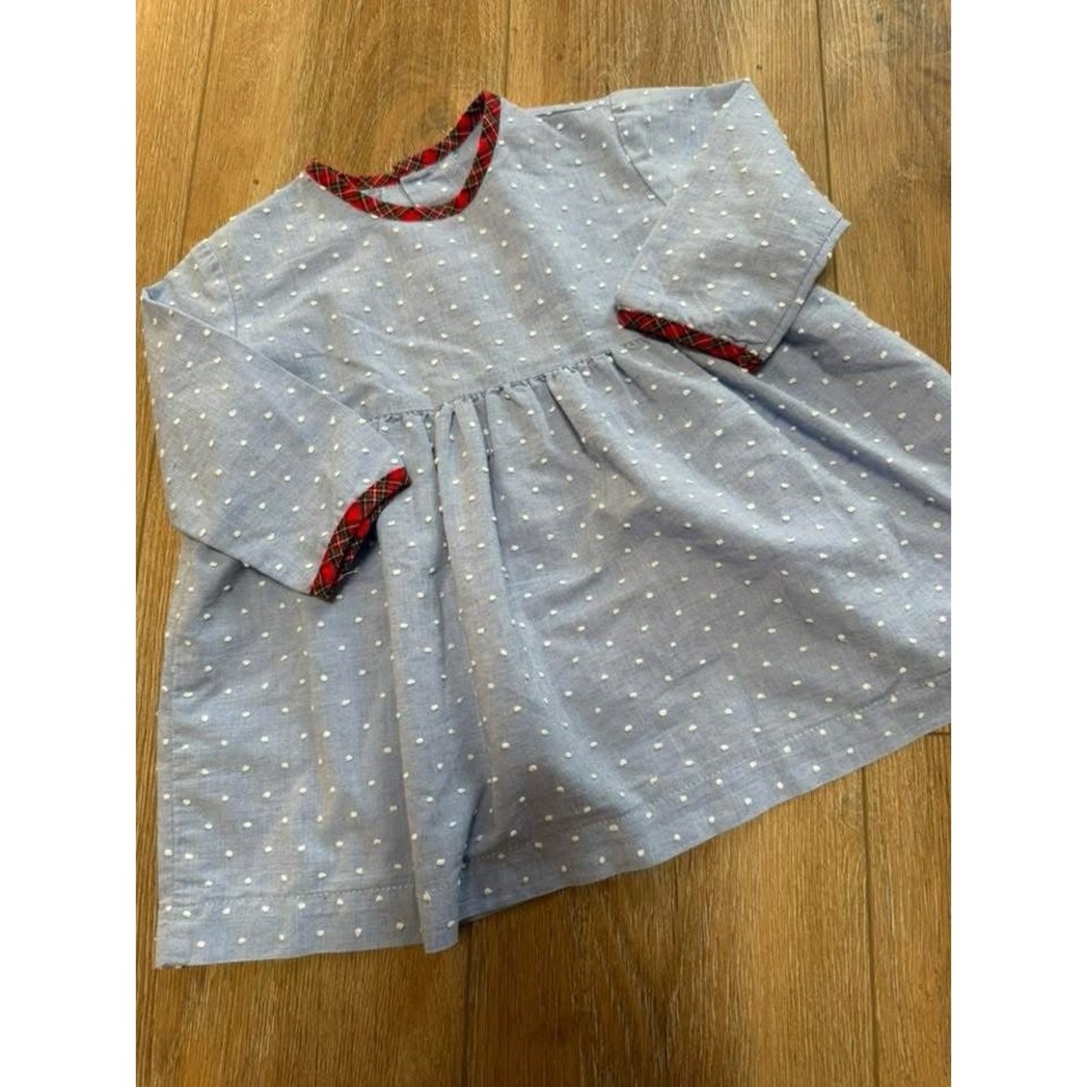 Hannah Kate 18m Chambray Swiss Mia Top